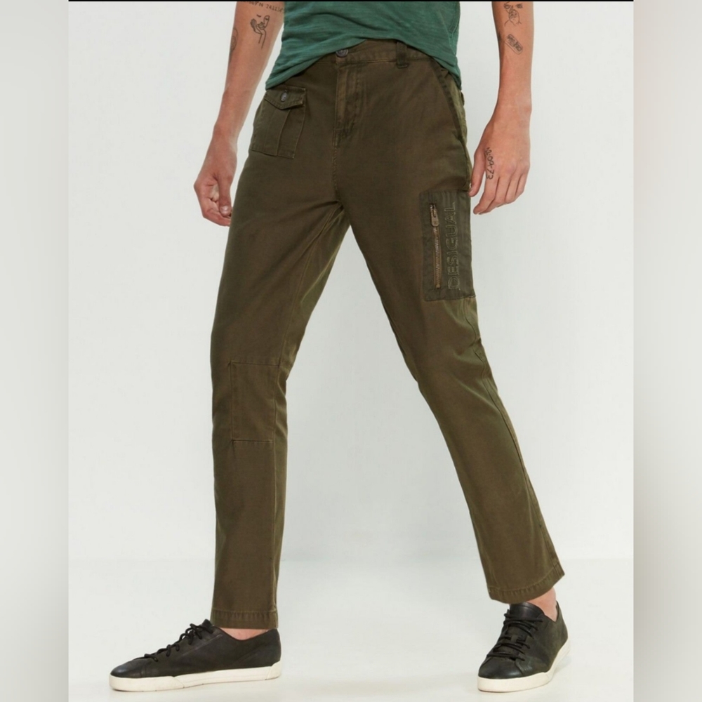 DESIGUAL Cargo Pants Burnt olive
